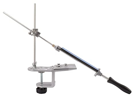 Asixxsix Affilacoltelli da Cucina, Affilacoltelli Professionale con 4 Pietre Rotanti 360° Flip Design Regolazione Angolare Peso Leggero Lucidatura Coltello Chef Kit Affilacoltelli
