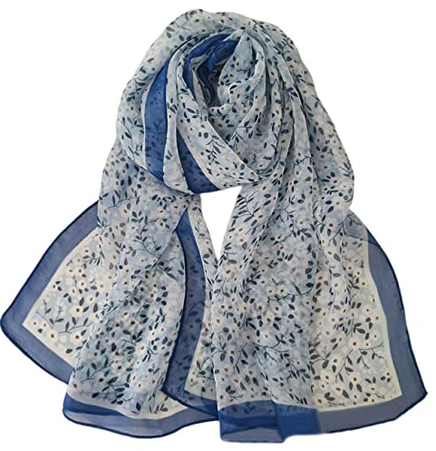 FAIRYGATE Chiffon Schal Damen Frühling Damen Schals Schals Winter Herbst Frühling Weich Chiffon Tücher Schal A5307