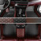 Personalisierung Anpassen Autofussmatten - 3D Luxus PU-Leder Auto Fussmatten Massanfertigung, Nach Maß Fußmatten Kompatibel mit 99% AutoMarke Modell (Braun&Schwarz Beige)