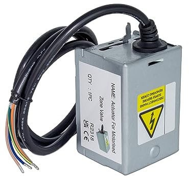 Kudos-Trading - 2 Port motorised Zone Valve Head 22mm Closed 230v Replacement for The Honeywell V4043H Compatible with underfloor Heating & Central Heating Systems
