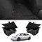 BASENOR 2024 2025 Tesla Model 3 Trunk Organizer Waterproof Rear Trunk Storage Bins Side Box with Carpeted Lip Model 3 Accessories Highland Set of 2