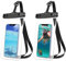 MEgegulo Waterproof Phone Pouch - 2 Pack IPX8 Waterproof Phone Pouch Case, Swimming Dry Bag with Clip Strap for iPhone 15 14 13 12 11 Pro Max Plus Mini, Xs XR, Samsung S23 Up to 7” - Transparent