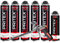 PRITEX - WDVS Klebeschaum Set 5 x 750 ml inkl. Schaumpistole und Reiniger zum Isolieren, Fixieren & Befestigen – Bauschaum Dämmstoffkleber Isolierschaum mit sehr guter Haftung