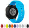 TStrap 12 Farben Uhrenarmband 22mm Silikon, Smartwatch Sport Ersatzarmband Indigo für Herren Damen, mit Verstellbare Schließe