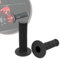 JFG RACING 1 Paio di Manopole Manubrio Moto,Manopole Moto da 22 mm/24 mm,Manopole Acceleratore Antiscivolo per Pit Dirt Bike Motocross-Nero