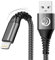 Câble iPhone, Chargeur iPhone 2M [Certifié MFi] Câble Chargeur Lightning Nylon Tressé USB Cable iPhone Fil Charge Rapide Cordon pour iPhone 14 Pro Max 13 12 Pro 11 XR XS X 8 Plus 7 6s 6 Se, iPad