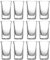 Tradineur - Pack de 12 Vasos para chupitos modelo Irlandes - Capacidad de 3,4 cl (1,14 oz) - Fabricado en Vidrio - Apto para lavavajillas y microondas - Ø 4,5 x 7 cm