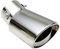 Auspuffblende Auto-Auspuffblende, Rund, Aus Edelstahl, Für Jetta MK5 MK6, Golf 5, 6, 7, GTI, Passat B5, B6, B7 Schalldämpfer(Bend)
