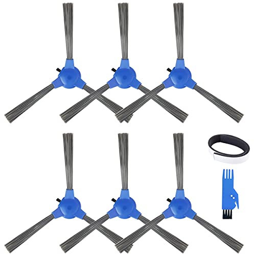 EATBALE Seitenbürsten Ersatz für Eufy RoboVac 11S, RoboVac 11S MAX, RoboVac 30C, RoboVac 30 MAX, RoboVac 15T, RoboVac 15C MAX, RoboVac 30, 12, 25C, G10, G30, G30 G40 Edge Roboterstaubsauger (6 Stück)
