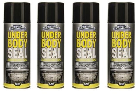 YSAMAX Underbody Seal Spray, Long-Lasting, Resilient Layer, Easy And Direct Application, Resist To Corrosion And Rust, Multiple Uses, 400ML (4PCS)