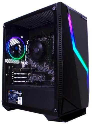 DeepGaming PC Gaming AMD Ryzen 5 5600G 6X 4,40Ghz • Tarjeta gráfica AMD Radeon Vega 7 Graphics • Windows 11 Pro • 16Gb RAM DDR4 • 1TB m.2 SSD • WiFi 6 & Bluetooth 5.2 • USB 3.0 • PC Gamer
