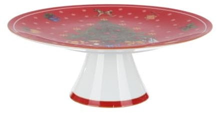 KASANOVA Présentoir à gâteaux 28 cm Arbre de Noël en Porcelaine