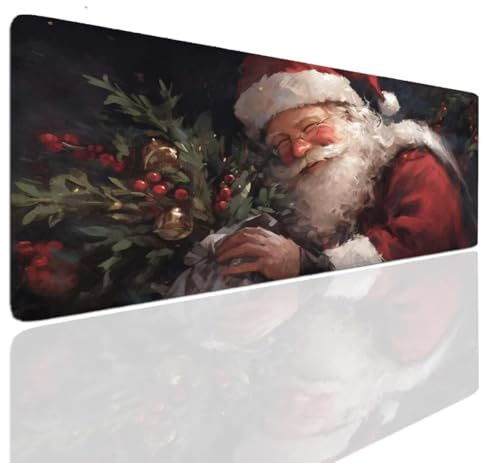 Tapis de Souris Gaming 80x40x0.4cm, Tapis Souris Gamer, Painting Mouse Pad Mat Caoutchouc Antidérapante Mousepad Haute Précision et Vitesse, sous-Main Résistant, Tapis Bureau pour Claviers, PC S-805