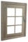 Home Idea Finestra in legno per casetta mis 61 x 81 cm con apertura laterale, Con Plexiglass