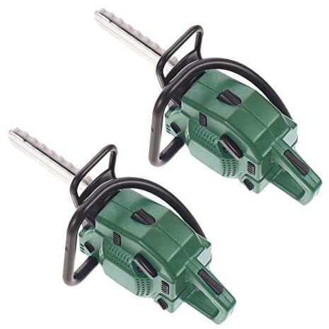 Supvox 2stücke Mini-hausdekorationen Simulierte Kettensägen-Requisite Mini-kettensägenmodell Mini-hauskettensäge Figur Mini-hausdekor Winzige Kettensäge