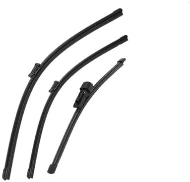 MRBVHGPKUT Wischerblätter Für VW Für Tiguan 2 II MK2 2017 2018 2019 2020 2021 2022 2023 Windschutzscheibe Fenster Vorne Hinten Windschutzscheibe Wischerblatt Scheibenwischerblätter