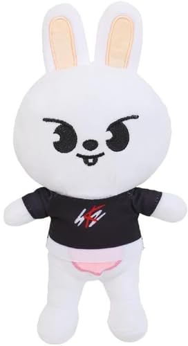 FiveMileBro Skzoo Plüschtier 20cm, Stray Kids Offizielles Kuscheltier, Cartoon Anime Plüschtier, Niedliches Sammlerstück für Fans (Rabbit)