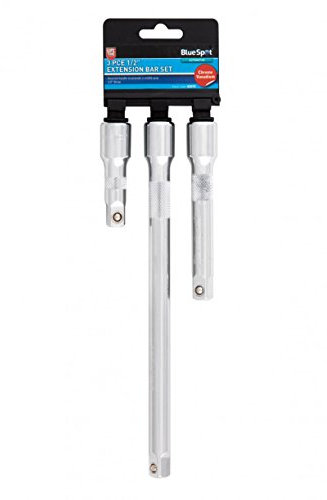 Blue Spot Tools Blue Spot 02070 Tools 1/2 extension Square Drive CV Extension Bar Set 3 Piece, 33 x 8.5 x 2.5cm