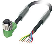 Phoenix 1522558 3 m Black, Grey Signal Cable – Signal Cables 3 m, M12, Black, Grey