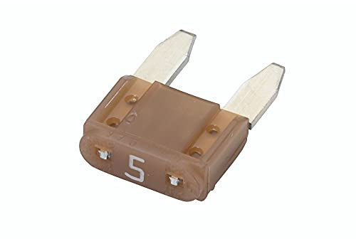 HELLA 8JS 728 596-811 Sicherung - Mini-Flachstecksicherung - 5A - beige - Menge: 5