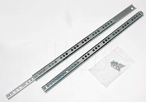 2 Stück HKB ® Schubladenschiene Teilauszug, 310-17mm, incl. Befestigungsmaterial, Hersteller HKB, Artikel-Nr. 50203