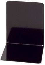 Maul Buchsttzen aus Metall, breit, 120 x 140 x 140 mm, schwarz, Pack mit 2 Stck