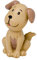 mopec Kuchen Figur Brautpaar mit Haustier Hund, Polyresin, braun, 4 x 4 x 7 cm, 1 Stück