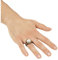 Amakando Eleganter Gothic-Fingerring/Gold-Weiß/Hexenring mit Fake-Perle/Perfekt geeignet zu Halloween & Walpurgisnacht