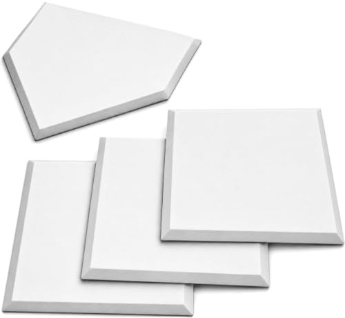 GoSports Baseball & Softball 4 Piece Premium Base Set - Heavy-Duty for Athletes