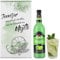 Herz & Heim® Mojito Geschenkset mit graviertem Cocktailglas (Alles was man braucht)
