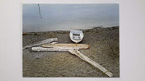 Sticker-Designs 10cm! Klebe-Folie Wetterfest Made-IN-Germany: Rowboat on The Shore Sidney BC Vancouver Canada Glass Beach E624 UV Waschanlagenfest Auto-Aufkleber Profi-Qualität!