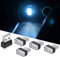 CTRICALVER USB Auto Beleuchtung, Auto LED-Atmosphäre Lichter, USB Licht,Innenraumbeleuchtung Auto USB, USB Licht Auto (5 Stück Eisblau)
