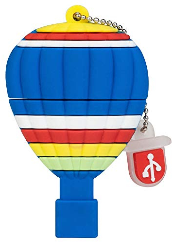 Clé USB 16Go,Flash Drive USB 2.0 Pendrive Mignon Idéal Cadeau pour Enfant Silicone (Montgolfière)