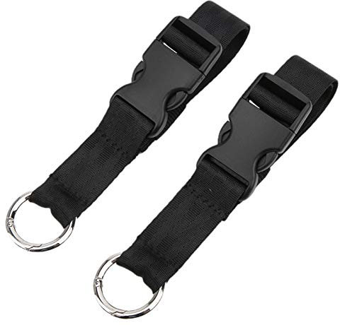 VGEBY Ganci per Passeggino 2 Pezzi Passeggino Universale Rotondo Robusto Ganci pratici Clip per sedie a rotelle Organizer Hanger