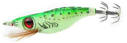 Luminous Squid Jig Hooks Saltwater, Night Fishing Lures Squid Jig, Fishing Hooks Fishing Jigs Set Fishing Lure Hooks Luminous Fishing Lures Rigs for Outdoor Fishing, Entertament and Relaxing