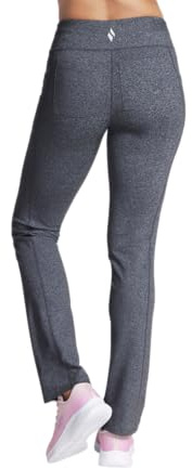 Skechers Damen Go Walk Hose Leggings, Grau meliert, X-Large Hoch