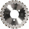 Makita E-11097 EFFICUT Metal Kreissägeblatt Ø 110 x 1,5 x 34 mm, 24 Zähne, 0° Zahnwinkel, für schnelle Schnitte in Moniereisen- und Gewindestangen, für Akku-Moniereisenschneider