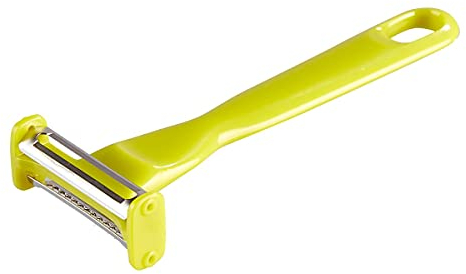 genialo Gemüse-Spaghetti-Maker 2 in 1, Zucchini Karotten Spaghetti Schneider, Spaghetti Schäler, Multifunktionsschäler, Julienne-Streifen, Küchenhelfer, Kunststoff, Grün, 16 x 6 x 3 cm