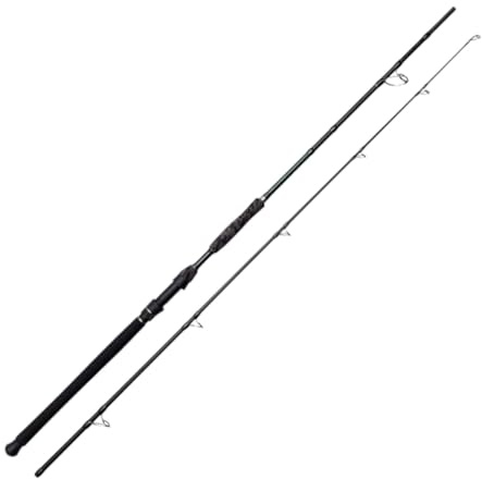 Madcat Black Deluxe 270cm 100-250g - Wallerrute zum Ansitzangeln, Rute zum Wallerfischen, Welsrute zum Abspannen, Angelrute für Waller, Stellfischrute