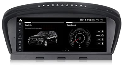 ZYLR 8.8 Pollici Autoradio per BMW 5 Series E60 E61 E63 E64 E90 E91 E92 CCC CIC System Android Car Radio Bluetooth Car Stereo Supporto Comandi al Volante/Carplay/Navigazione/4G,CCC,N8