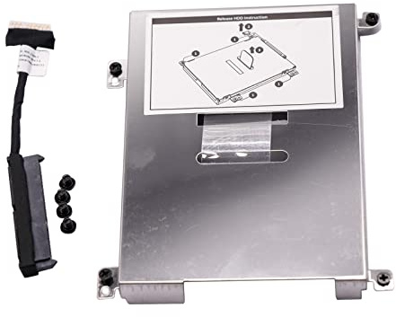 BestParts Hard Drive Hardware Kit Secondary HDD Caddy Bracket w/Screws Cable Replacement for HP ZBOOK 17 G3 G4 848351-001 NOT for G1 G2