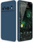 GiiYoon Coque pour Google Pixel 6 Pro Case en Silicone, Coque Antichoc Etui Housse Silicone Ultra-Mince avec Couche Intérieure en Fibre et Protection pour Caméra, Bleu