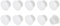METALLIXITY 30Stk Schraube Loch Stopfen (10mm Durchmesser x 12.5mm Kappe Durchmesser x 8mm H) Plastik Regalaufsatz Abdeckung Schaltfläche - für Küche Schaltschrank Möbel Weiß