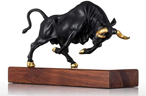 Feng Shui Figur Europa kräftiger Stier Bronzefigur Momentum Stärke Stier Handwerk Geschenk Heimdekoration Zubehör Handmade