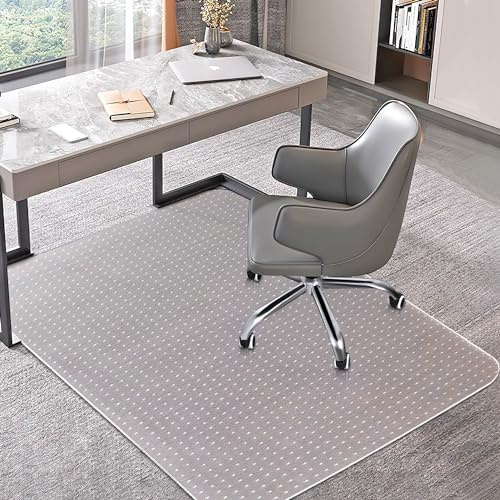 BesWin Office Chair Mat for Carpet, 30 x 48, Clear