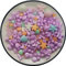 Essbare Violett Ozean-Meerjungfrau-Süßigkeits-Streusel Seestern-Dessert streusel Shell-Kuchen-Cupcake-Topper Perlen-Plätzchen-Dekorationen Süße Zucker streusel zum Dekorieren von Kuchen