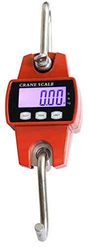 300kg Hängewaage LCD-Display Digital Lastenwaage Mini Tragbare Waage Industriewaage Kranwaage Landwirtschaft Zugwaage Wildwaage