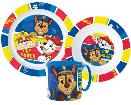 Paw Patrol Freunde Frühstücksset Kleinkind Geschirr Besteckset Kindergarten