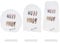 GOMAKERER 3 Pcs 3 Styles Nail Display Boards, Transparent Acrylic Nail Art Display Board, Half Round Rectangle Nail Display Board with 20 Pcs Nail Art Practice Holders for Nail Practice