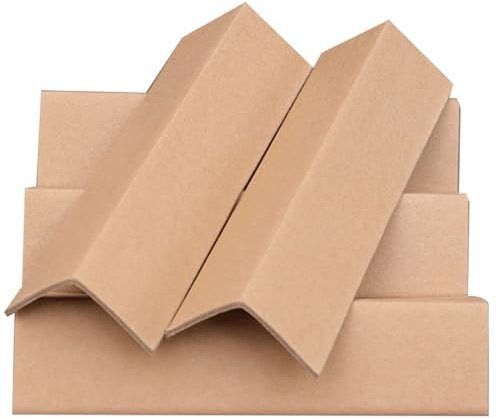 Kantenschutzwinkel aus Pappe Robuste Kantenschutz Aus Karton, Für Versandverpackungen Umzug Herstellung, Leichtgewicht & Wiederverwertbar & Langlebig Kraft, Packung Mit 100 Kantenschutzwinkel ( Color